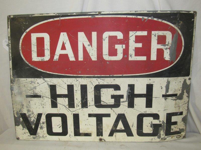 SST Danger High Voltage sign (1 of 4)