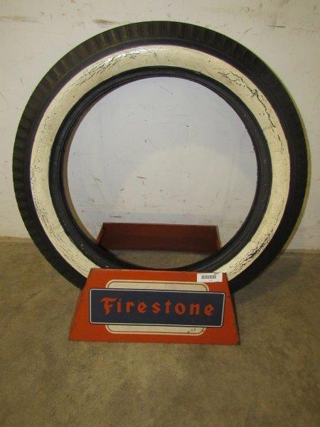Firestone Tire display with white wall tire (1 of 8)