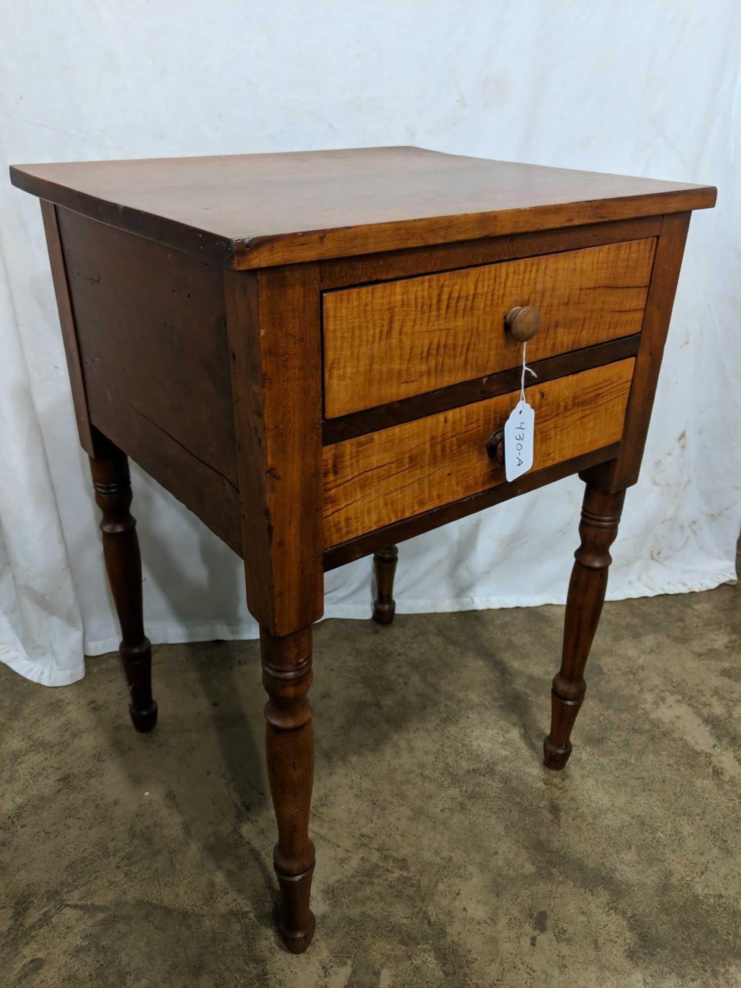Early American two drawer stand (1 of 5)