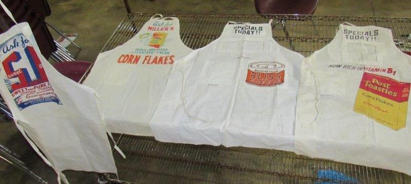 4- NOS Country Store grocer aprons (1 of 6)