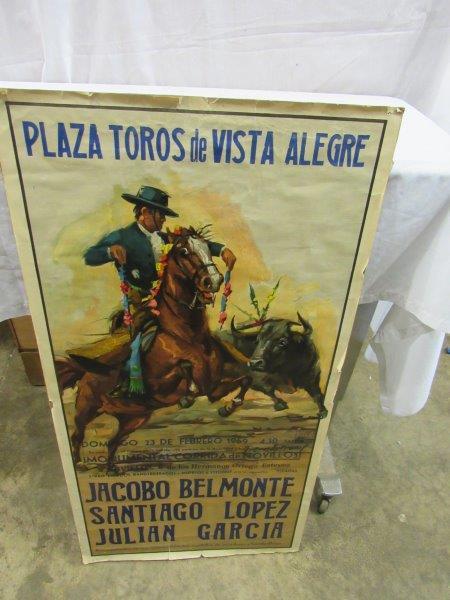 1969 Spanish bullfighting poster (1 of 7)
