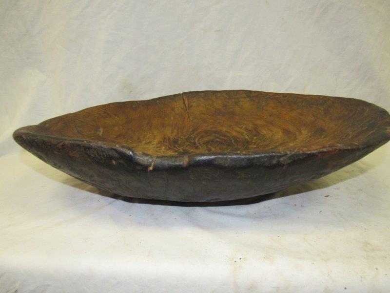 Rare primitive burl bowl (1 of 3)