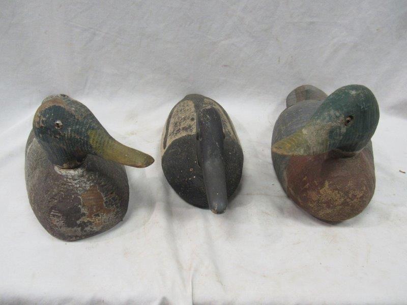 3- Wooden duck decoys (1 of 7)