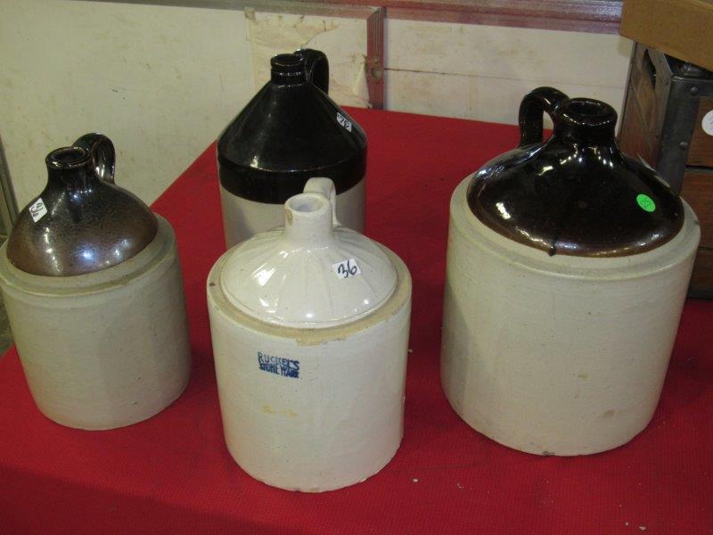 Four Stoneware Jugs (1 of 3)