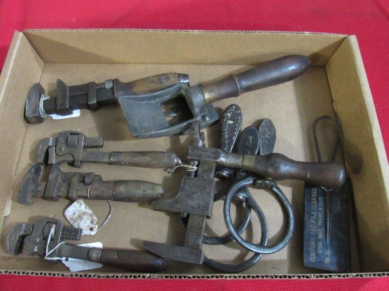 Flat of Antique Tools (1 of 4)