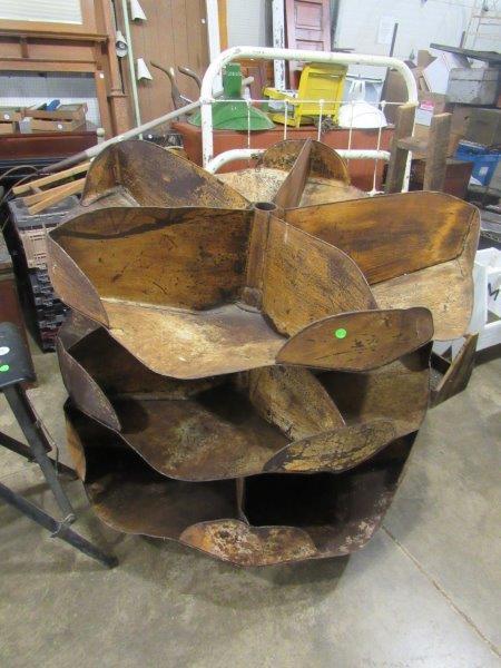Three Hardware Lazy Susan Shelves: Approx 46" diameter.