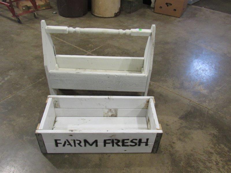 Two Primitive Planter Boxes (1 of 2)