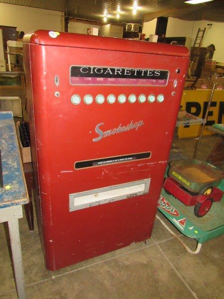 Smokeshop coin operated cigarette machine (1 of 3)