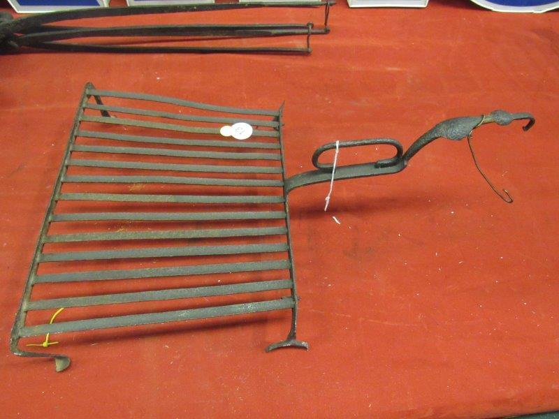 Hand Forged fireplace trivet (1 of 3)