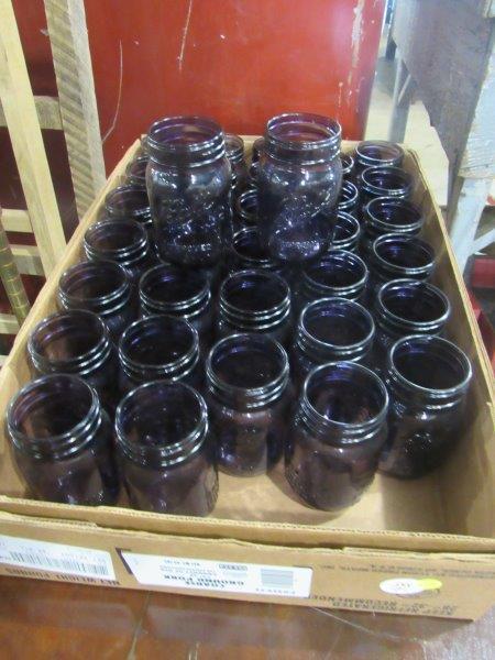 34 amethyst Ball pint jars: .