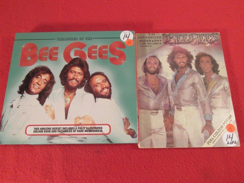 2 pce Bee Gees lot inc. Biography and book box set of (1 of 8)