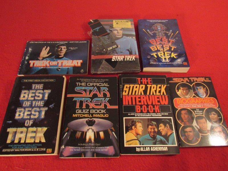 Lot of 7 Star Trek Books (1 of 8)