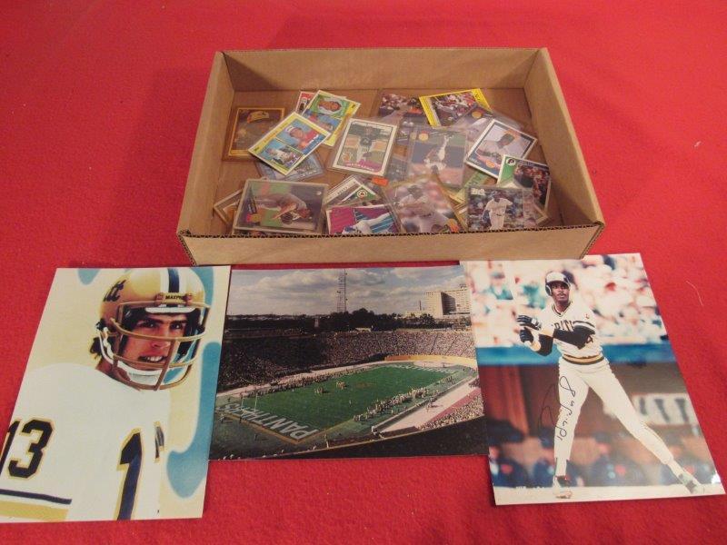 LOT OF EARLY BASEBALL CARDS AND SPORTS PHOTOS W/ (1 of 10)