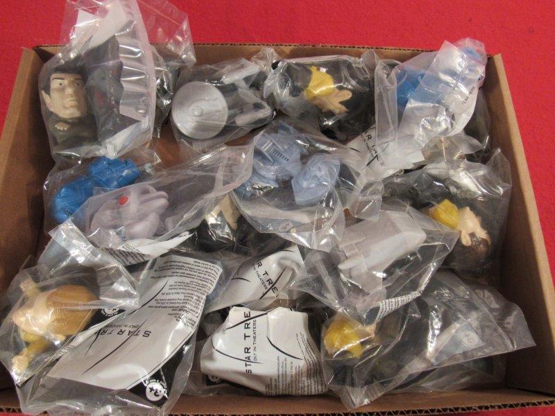 LOT OF 20 STAR TREK HAPPY MEAL/ BURGER KING TOYS 2009 (1 of 4)