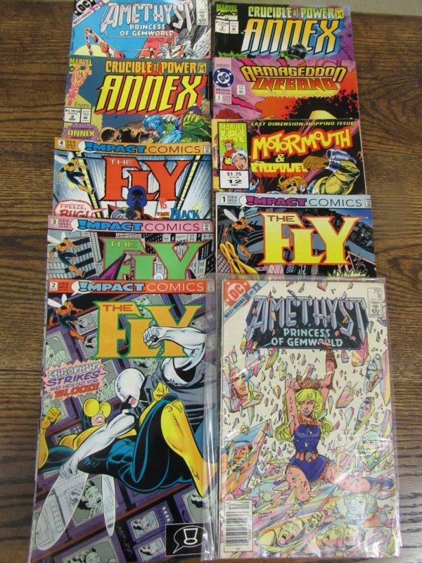 Lot of 10 various comic books inc. DC, Marvel, Impact (1 of 5)