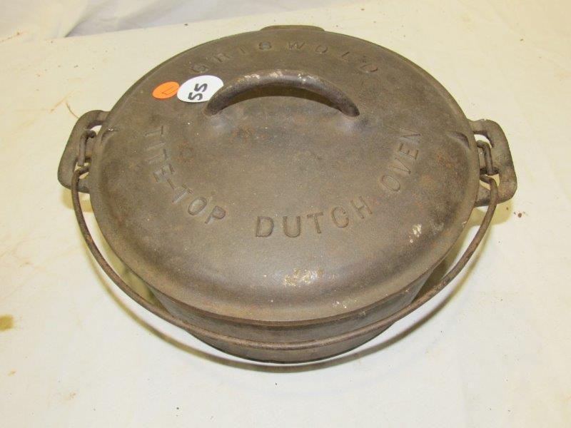 Griswold number 8 Tite top Dutch oven: No trivet