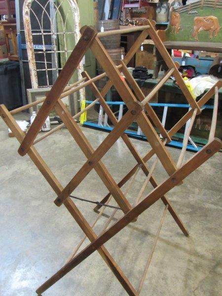 Primitive folding drying rack (1 of 4)