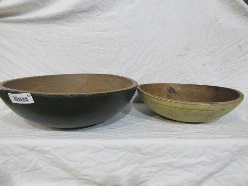 2- Primitive painted butter bowls (1 of 10)