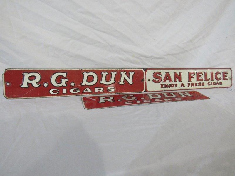 R.G. Dun - San Felice cigar door signs (1 of 11)