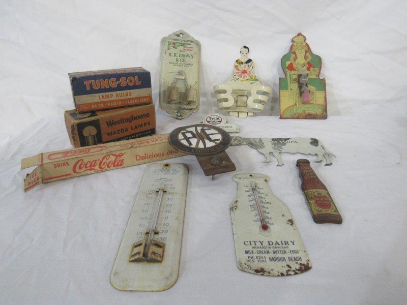 12 piece miscellaneous advertising lot (1 of 19)