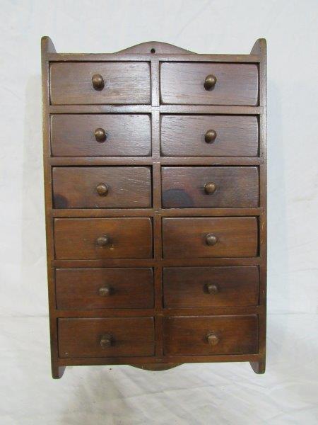 12 drawer hanging apothecary cabinet (1 of 7)