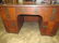 Oak Stickley-style executive desk made by Phoenix - 5
