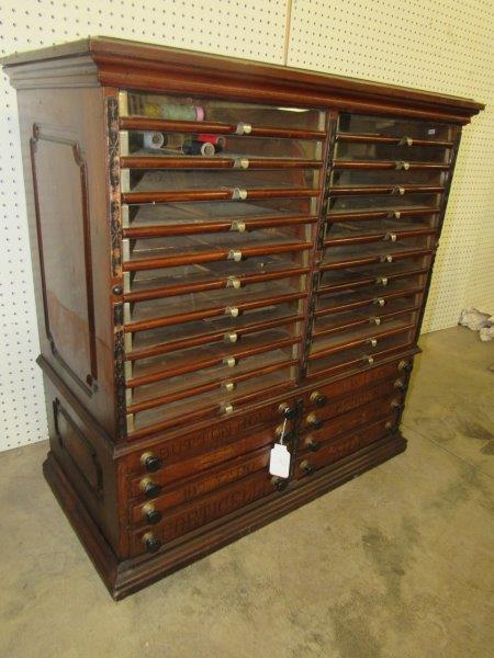 Outstanding Corticelli silk spool cabinet (1 of 15)