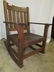 Gustav Stickley Oak rocking chair