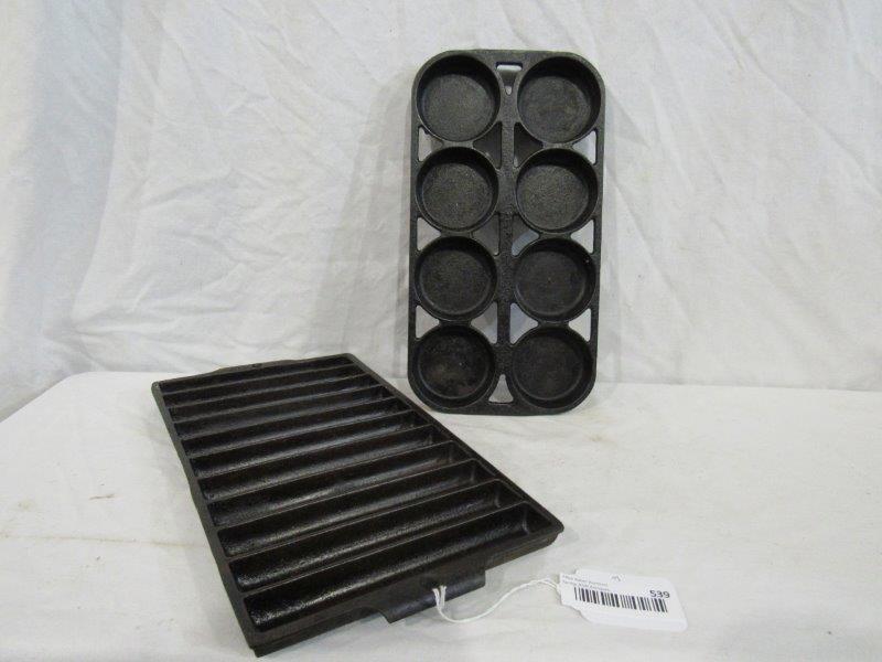 Griswold cornbread pan and Erie muffin pan (1 of 12)