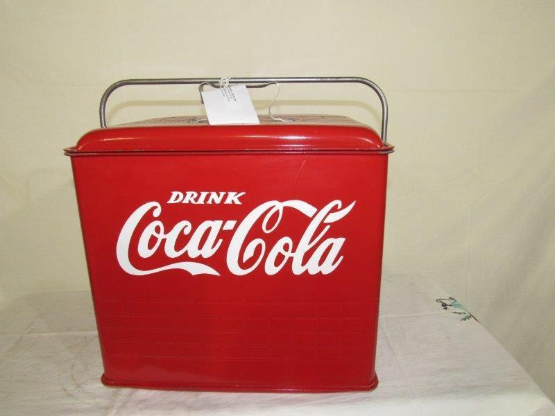 Coca-Cola cooler: Coca-Cola cooler This is the smaller version. Excellent condition!