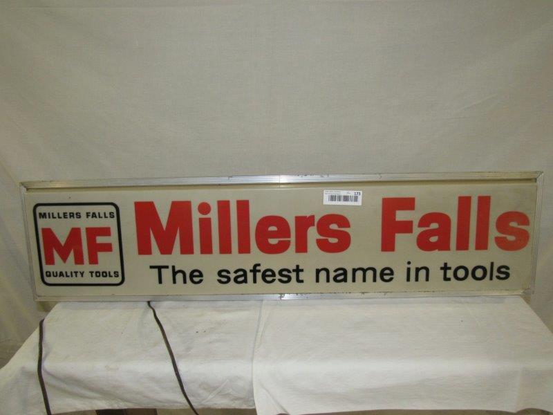 Miller Falls light-up sign (1 of 6)