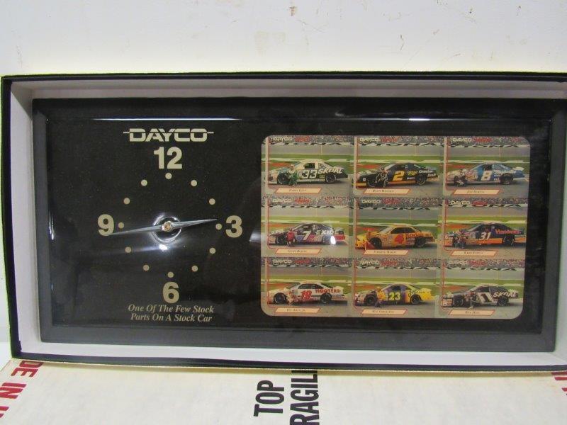 NOS NASCAR Dayco battery operated clock (1 of 3)