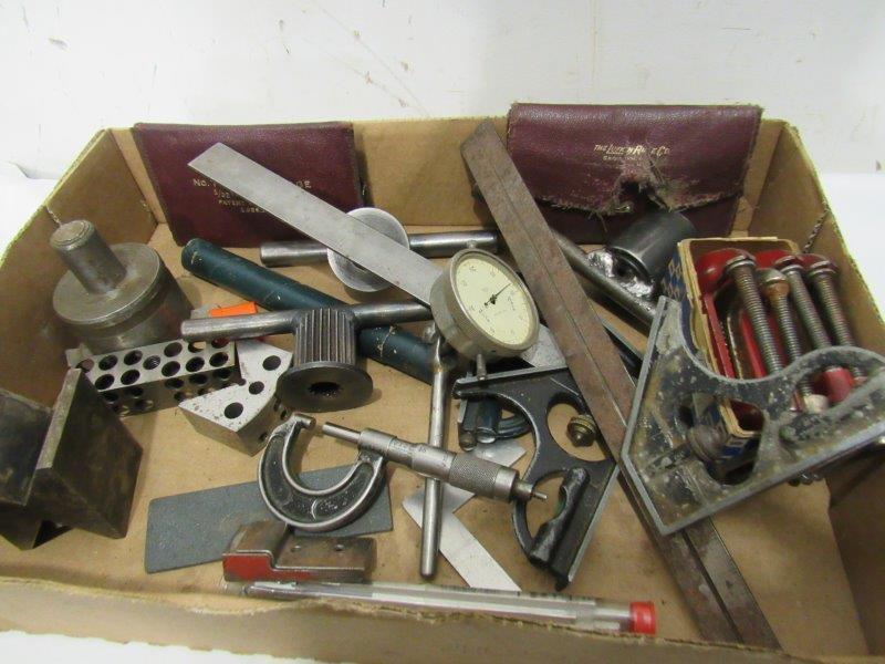 Flat Lot Of Machinist Tools Inc Sep 02 Atlee Raber Auctions In Oh