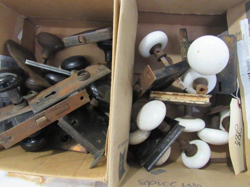 2 boxes of porcelain door knobs (1 of 1)