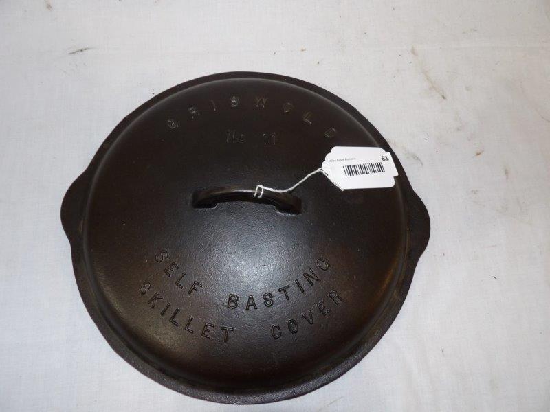Griswold #11 Self-Basting Skillet cover: . Excellent condition!!!