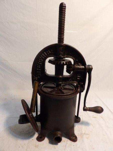 Enterprise sausage press: Appears to be complete.
