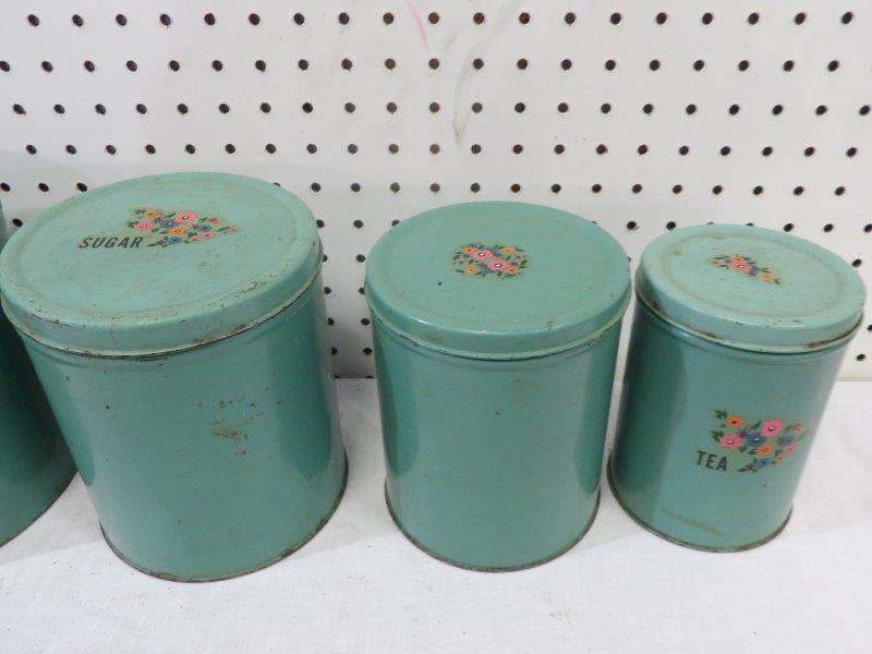 Empeco 4pc. Painted Tin Canister Set (1 of 3)