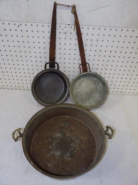Three Piece Decorative Copper Cookware (1 of 4)