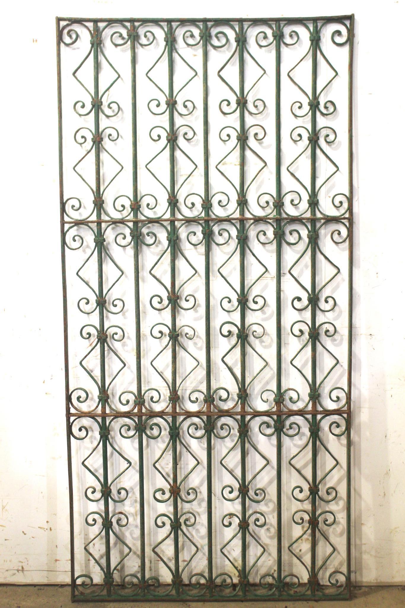 Early 20th Century Wrought Iron Architectural Gate (1 of 11)