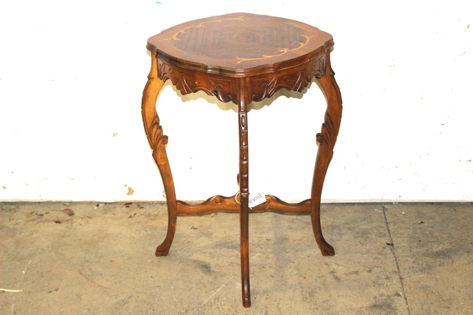 Inlaid Country French Lamp Table (1 of 7)
