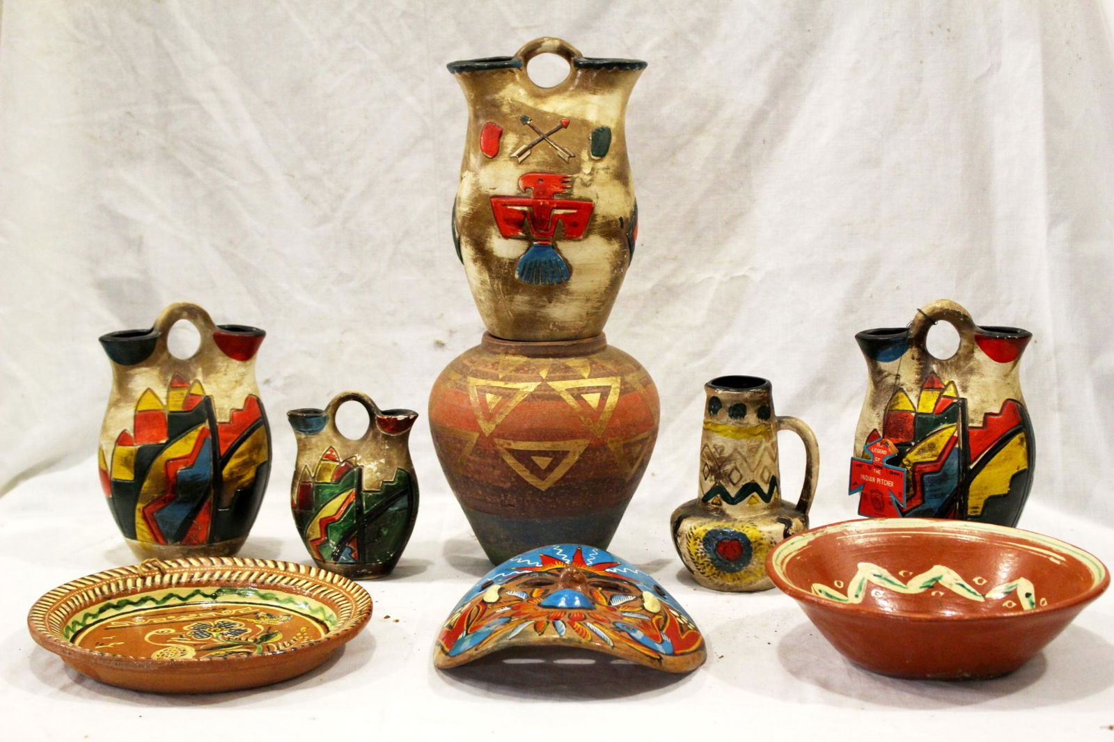 20th Century Decorative Mexican Pottery Lot (1 of 17)