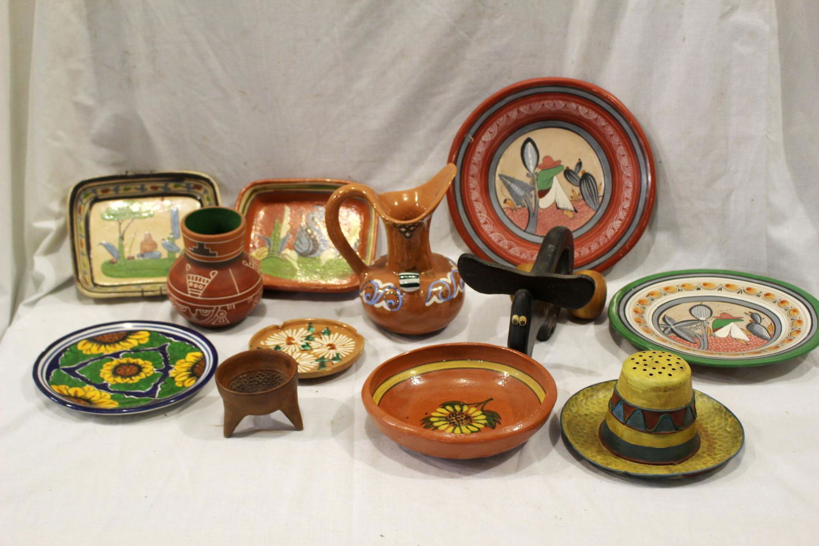 Large Mexican Pottery and Collectibles  Lot (1 of 10)