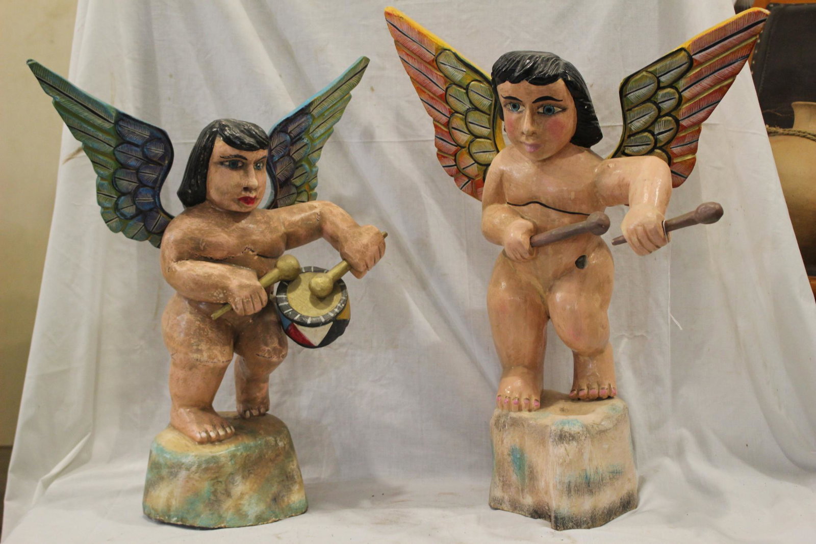 Pair of Mexican Style Figurines (1 of 7)
