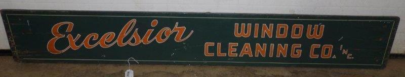 Excelsior Window Cleaning Co. wooden panel (1 of 6)