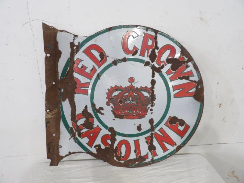 DSP Red Crown Gasoline flange sign (1 of 4)