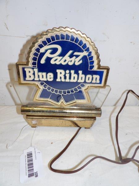 Pabst Blue Ribbon lighted sign (1 of 7)