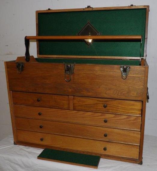 Wooden machinist chest (1 of 9)