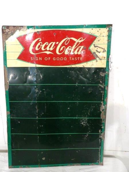Coca-Cola fishtail menu board (1 of 5)