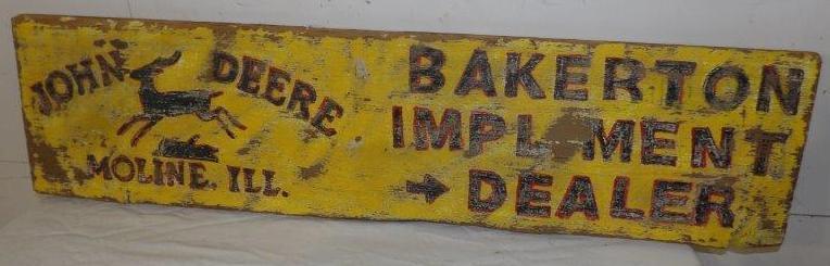 John Deere Implement Dealer wooden sign (1 of 4)