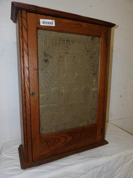 Dr. Daniels Veterinary Medicines oak cabinet (1 of 8)